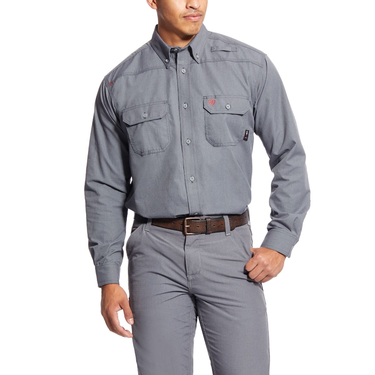 Ariat FR Featherlight Work Shirt in Gray